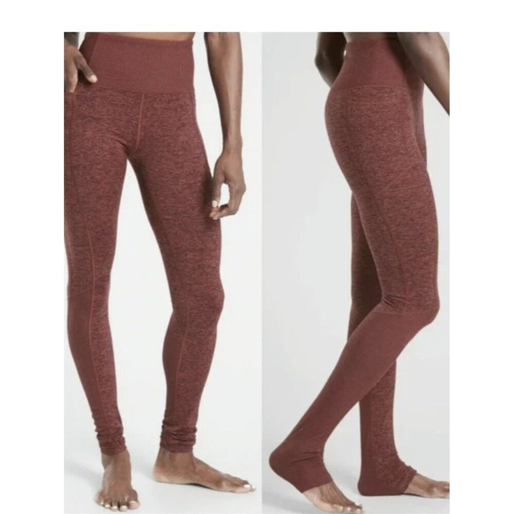 Athleta Exhale Stash Pocket Heel Tight SoftLuxe Size S